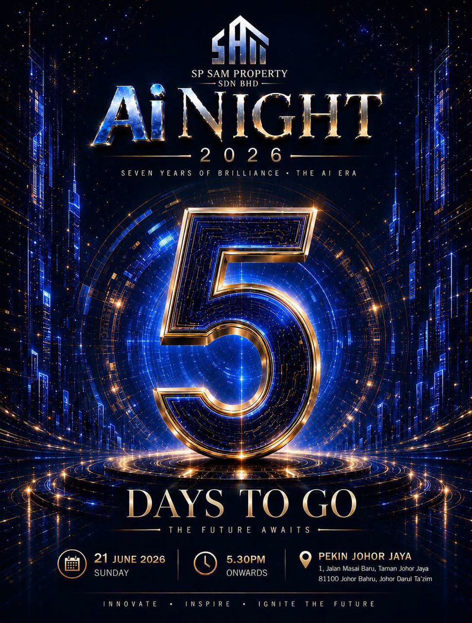 ONLY 5 DAYS LEFT UNTIL SP SAM AI NIGHT 2026 ——  ARE YOU READY FOR THE MOST ANTICIPATED EVENT OF THE YEAR?